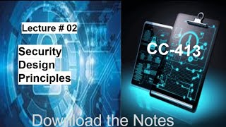 Security Design Principles|CC-413|Information Security|@PU-shift-swift