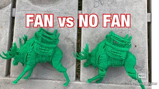 FAN VS NO FAN KINGROON 3D printer