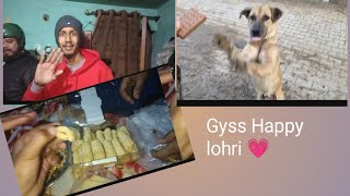 Gyss AJ ghr per bade bahi chote bahi aye and Lhori celebration and gya dogs happy biscuit kha kar 💗