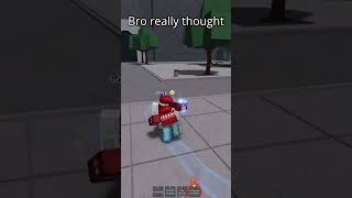 Bro really thought💀 #roblox #tsb #kj