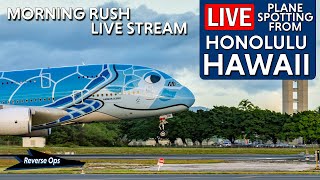 Live Plane Spotting in Hawaii - HNL PHNL - Reverse Ops