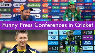 Most Funny Press Conferences in Cricket