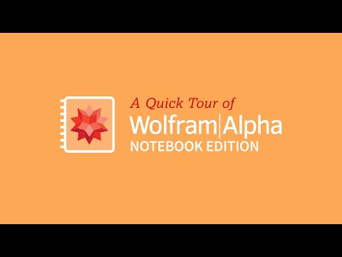 Quick tour of WolframAlpha Notebook Edition