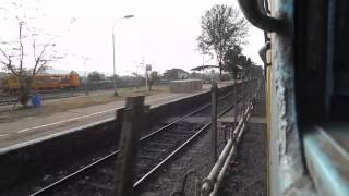 22907 MADGAON-HAPA SUPERFAST EXPRESS SKIPPING CHIPLUN STATION @ 110 KMPH KONKAN RAILWAY