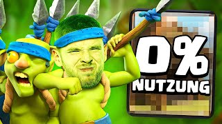 😱🤯Ich dominiere mit der SCHLECHTESTEN KARTE in CLASH ROYALE... (0% Nutzung)