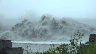 颱風白鹿在台灣的台東縣 - Severe Tropical Storm Bailu Lashes Taiwan