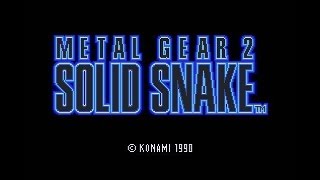 Metal Gear 2 Solid Snake - Intro (MSX2) HD