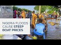 Floods force Nigerians to turn to boats at a steep price