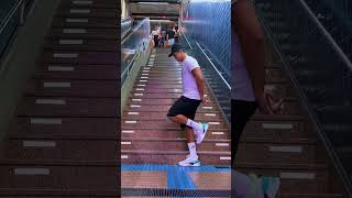 Stairs Shuffle Dance Challenge