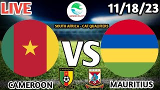 Cameroon vs Mauritius Live Match🔴