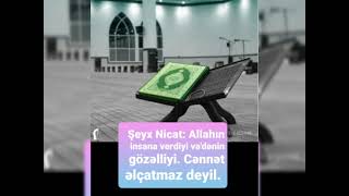 Şeyx Nicat: Allahın insana verdiyi və'dənin gözəlliyi. Cənnət əlçatmaz deyil.