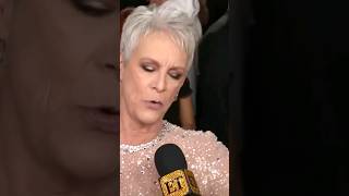 Funny Jamie Lee Curtis Oscars 2023 interview! #shorts