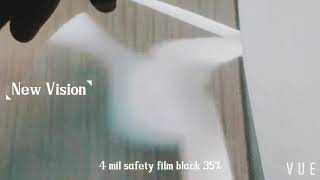 4 mil safety film black 35%