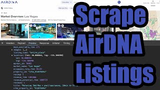 No-Code AirDNA API Airbnb Market Data Scraping with HAR Files