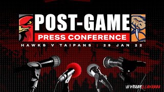 Illawarra Hawks vs Cairns Taipans: Brian Goorjian and Harry Froling press conference