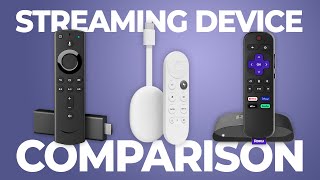 Most Popular Streaming Device Comparison - Fire TV, Roku, Chromecast