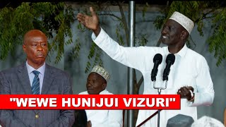 DRAMA!! Listen to what Ruto told Gachagua today in Wajir after he said he is a one term president!🔥