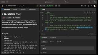 Leetcode 330 - Patching Array [16/6/24]