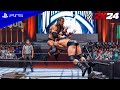 WWE 2K24 - Triple H vs. Brock Lesnar | No Holds Barred Match at Wrestlemania | PS5™ [4K60]