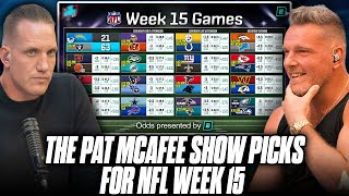 The Pat McAfee Show Picks & Predicts Every Game For NFL's 2023 Week 15