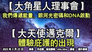 【大角星人理事會】《我們傳遞能量、銀河光密碼和DNA啟動》【大天使邁克爾】《體驗庇護的出現》