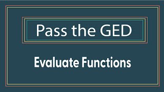 Evaluating Functions