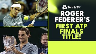 Roger Federer's First ATP Finals Title! 🏆 | 2003 Houston