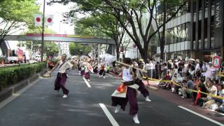 躍動　11.8.28 ｽｰﾊﾟｰよさこい2011 2日目表参道アベニュー①本目