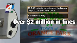 Over $2 million in fines have been paid because of Orange Park’s red light cameras