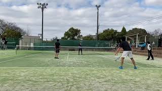 2021.12.5_豊明オープンソフトテニス大会_準決勝1_吉田•白戸vs広光•臼井