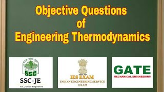 Objective questions of Engineering Thermodynamics, Mechanical Engineering