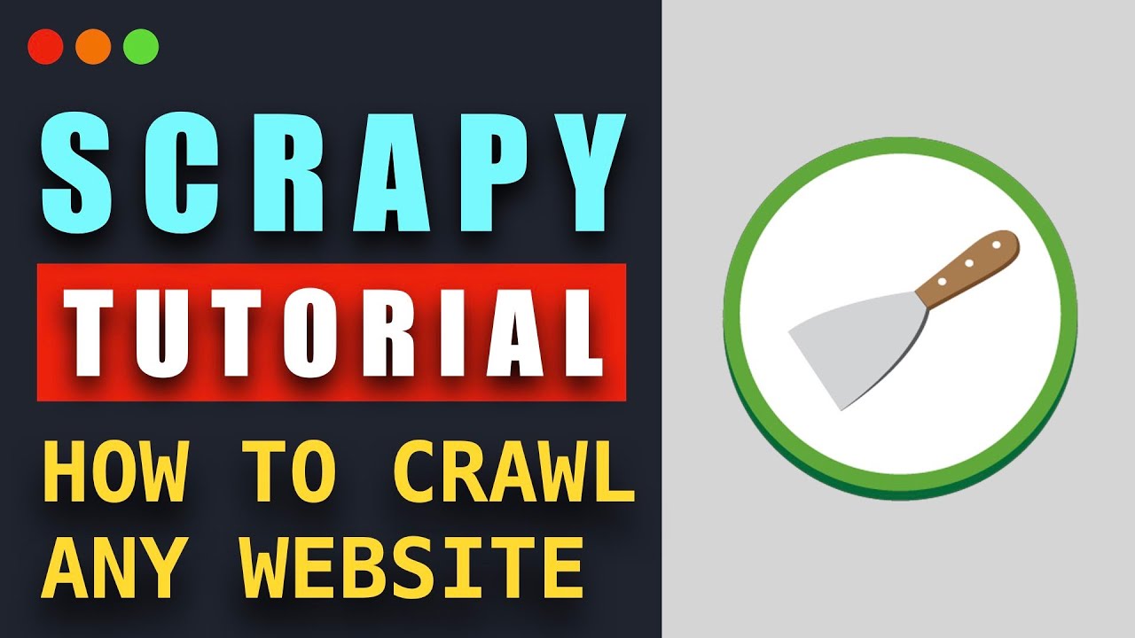 Scrapy Tutorial: How To Crawl & Scrape Any Website Using Scrapy And ...