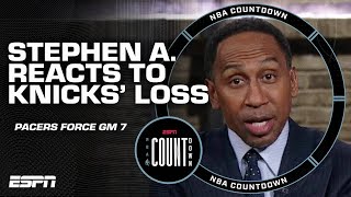 THERE IS NO TOMORROW! - Stephen A. reacts to Knicks' Game 6 loss to the Pacers |