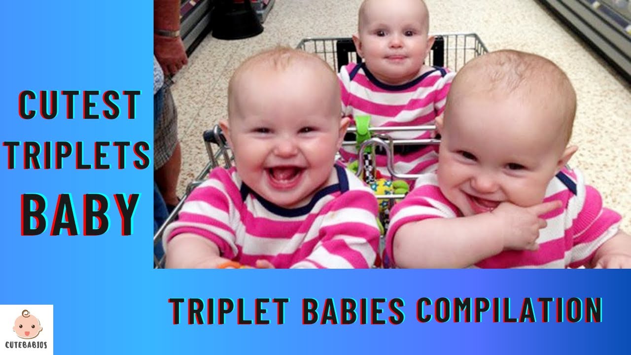 Cutest Triplets Baby Make You Laugh Super Hard | Funny Triplet Babies ...