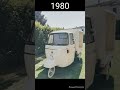 Evolution of Piaggio ape(1953~2023)#short