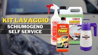 Kit Lavaggio Schiumogeno Self Service e il guanto All Season per un Lavaggio Perfetto by #MAFRA