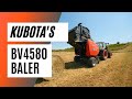 Kubota BV4580 round baler