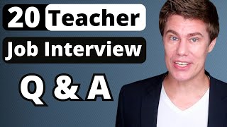 Top 20 Teacher Job Interview Questions & Answers + PDF
