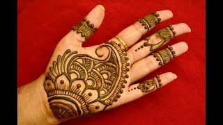 Latest beautiful,stylish and easy mehndi designs for front