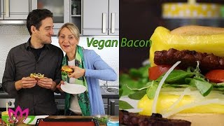 How to make Vegan Bacon (TEMPEH): Vegan + GF/ChefKamila