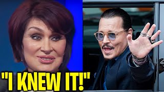 Sharon Osbourne REACTS To Johnny Depp Winning Trial!