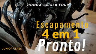 Famoso Escapamento 4 em 1 | Moto Four 4 cilindros.