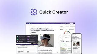 Quick Creator Review: Appsumo Lifetime Deal - Is it worth your money/