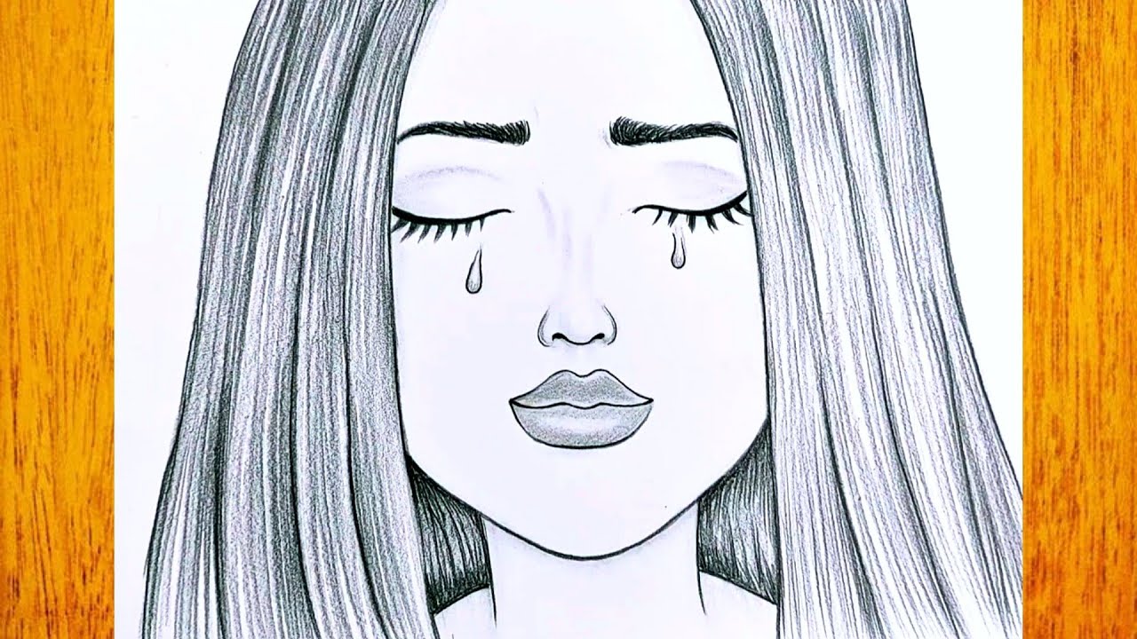 Cómo Dibujar Una Chica Triste Cómo Dibujar Una Chica Que Llora