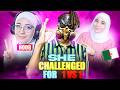 I Challenged the Most Beautiful Girl in Mena Server 😍 - Garena Free Fire