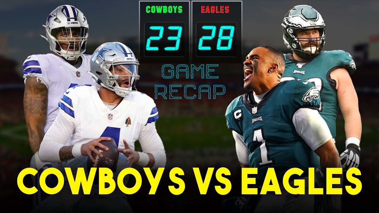 Game Recap: Dallas Cowboys Vs Philadelphia Eagles Week 9 - YouTube