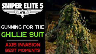 Sniper Elite 5: Axis Invasion — Gunning for the Ghillie Suit (Best Moments of the Final 20 Matches)