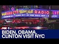 Biden, Obama, Clinton visit NYC for fundraiser