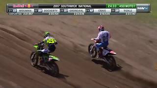 Southwick 450 Moto 1: Tomac passes Baggett for lead