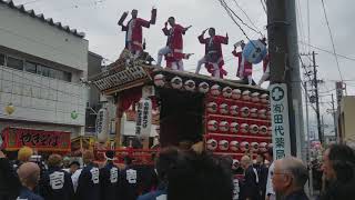 H30年金谷茶祭り　第壱屋台金谷駅までの激走(9)